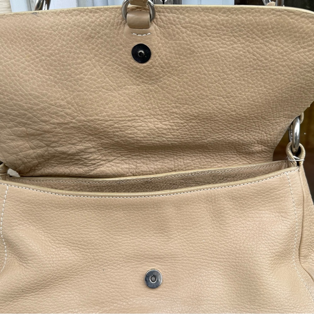 π―% Authentic Vintage Prada Small Shoulder Bag Nude w COA - Picture 6 of 16